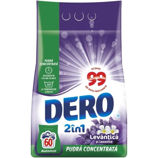 Dero Automat 4.5 kg 2in1 Lavanda Iasomie 60 spalari