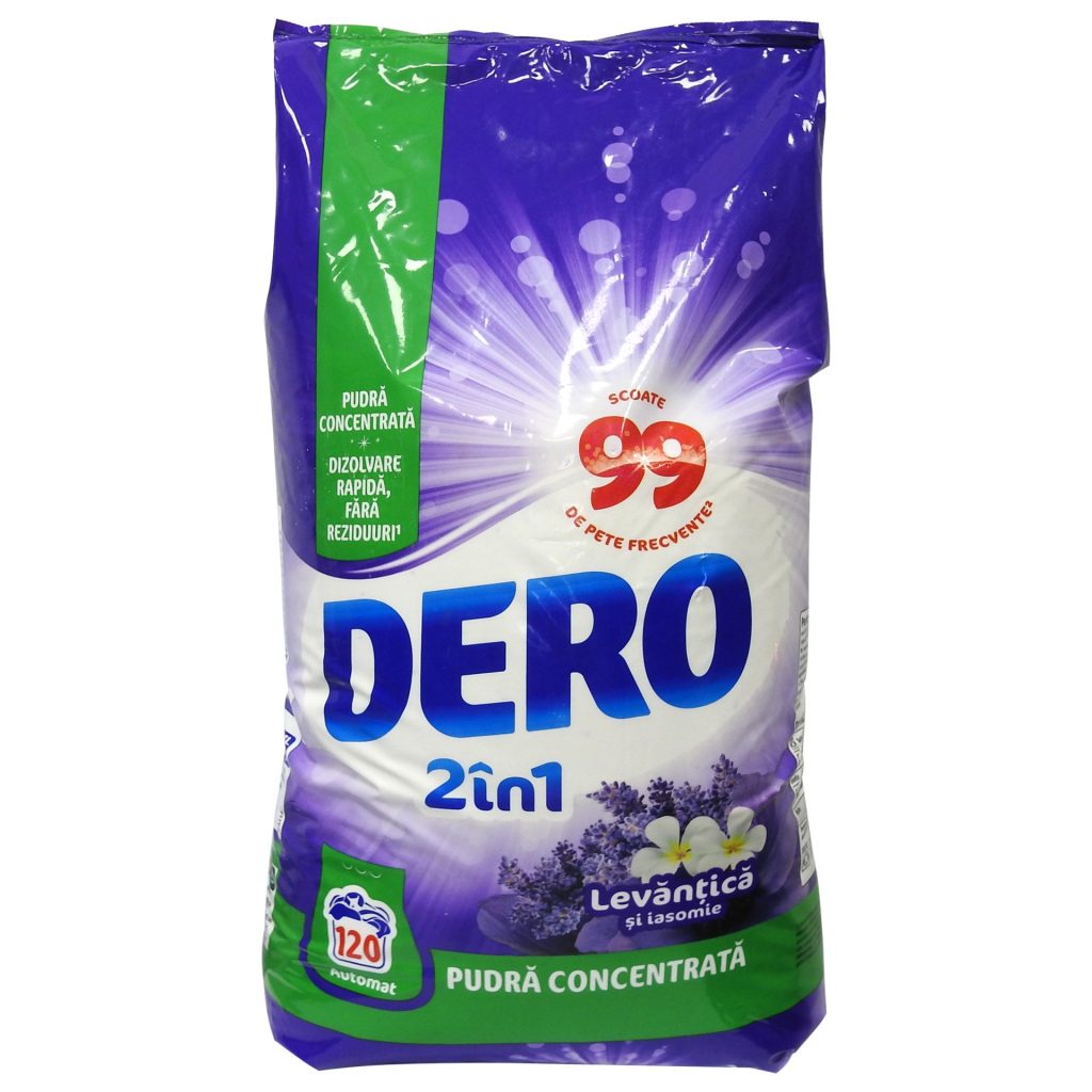 Dero Automat 9 kg 2in1 Levantica Iasomie 120 spalari