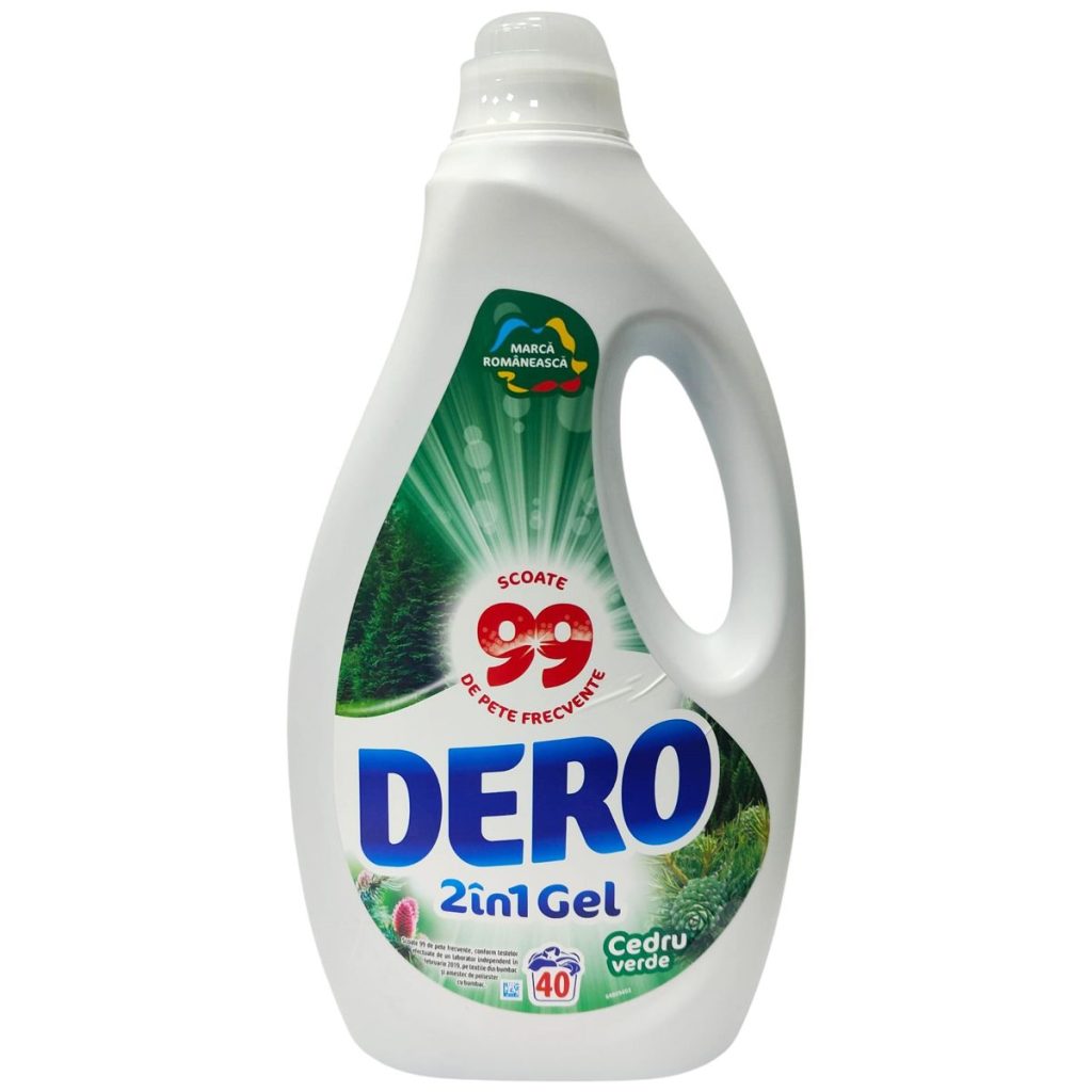 Dero Lichid 2 L 2in1 Cedru Verde 40 spalari