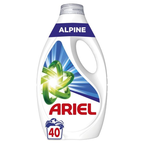 Detergent Lichid, Ariel, 1.8 L Alpin 40 spalari