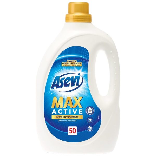 Detergent Lichid, Asevi, 2.5 L Max Active 50 spalari