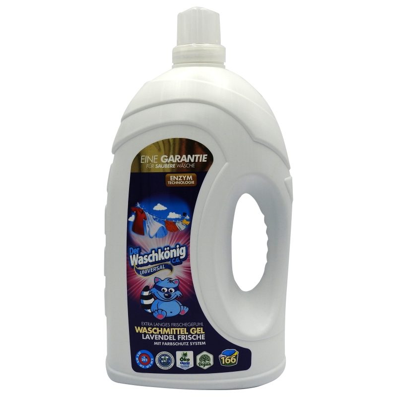 Detergent Lichid, Der Waschkonig, Gel 5 L Universal Lavanda 166 spalari