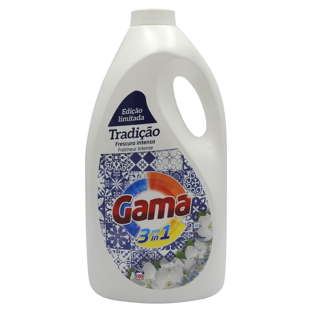 Detergent Lichid, Gama, 4.5 L Traditional Fresh 100 spalari