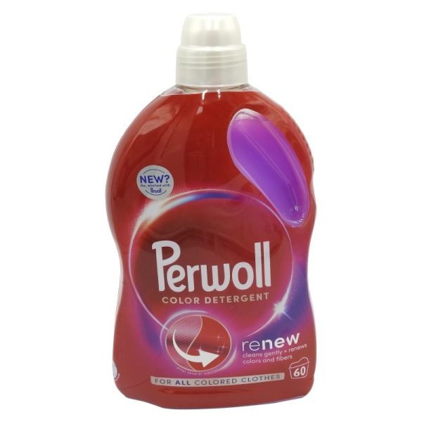 Detergent Lichid, Perwoll, 3 L Renew Color 60 spalari