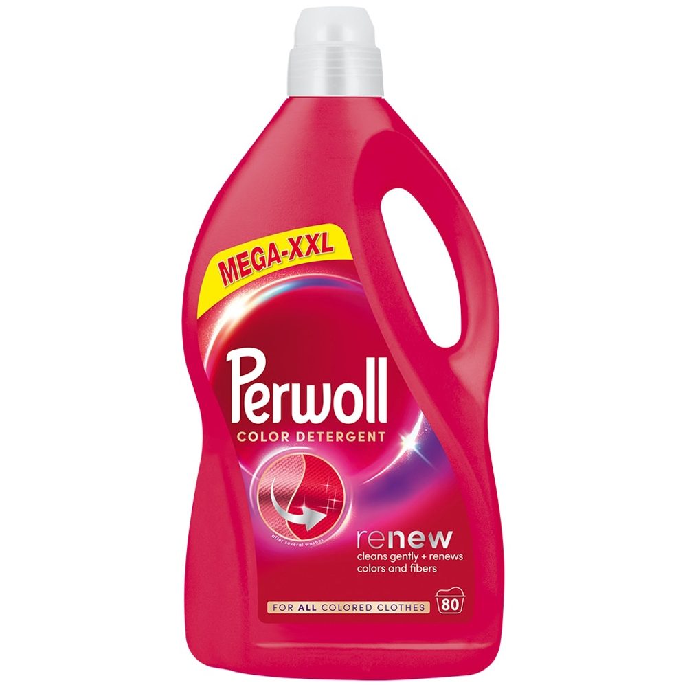 Detergent Lichid, Perwoll, 4 L Renew Color 80 spalari