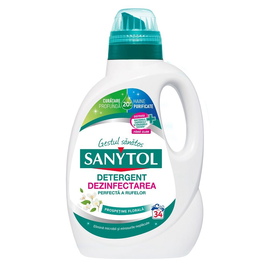 Detergent Lichid, Sanytol, 1.7 L Igiena Perfecta A Rufelor 34 spalari
