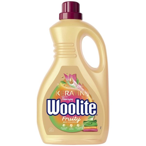 Detergent Lichid, Woolite, 2.7 L Keratin 45 spalari