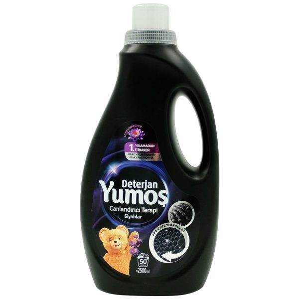 Detergent Lichid, Yumos, 2.5 L Rufe Negre 50 spalari