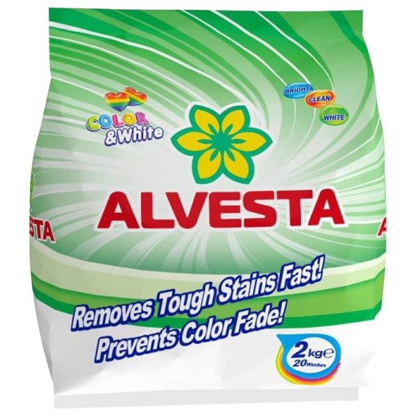 Detergent pentru Rufe Automat, Alvesta, 2 kg Color White