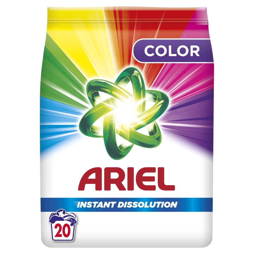 Detergent pentru Rufe Automat, Ariel, 1.5 kg Color 20 spalari