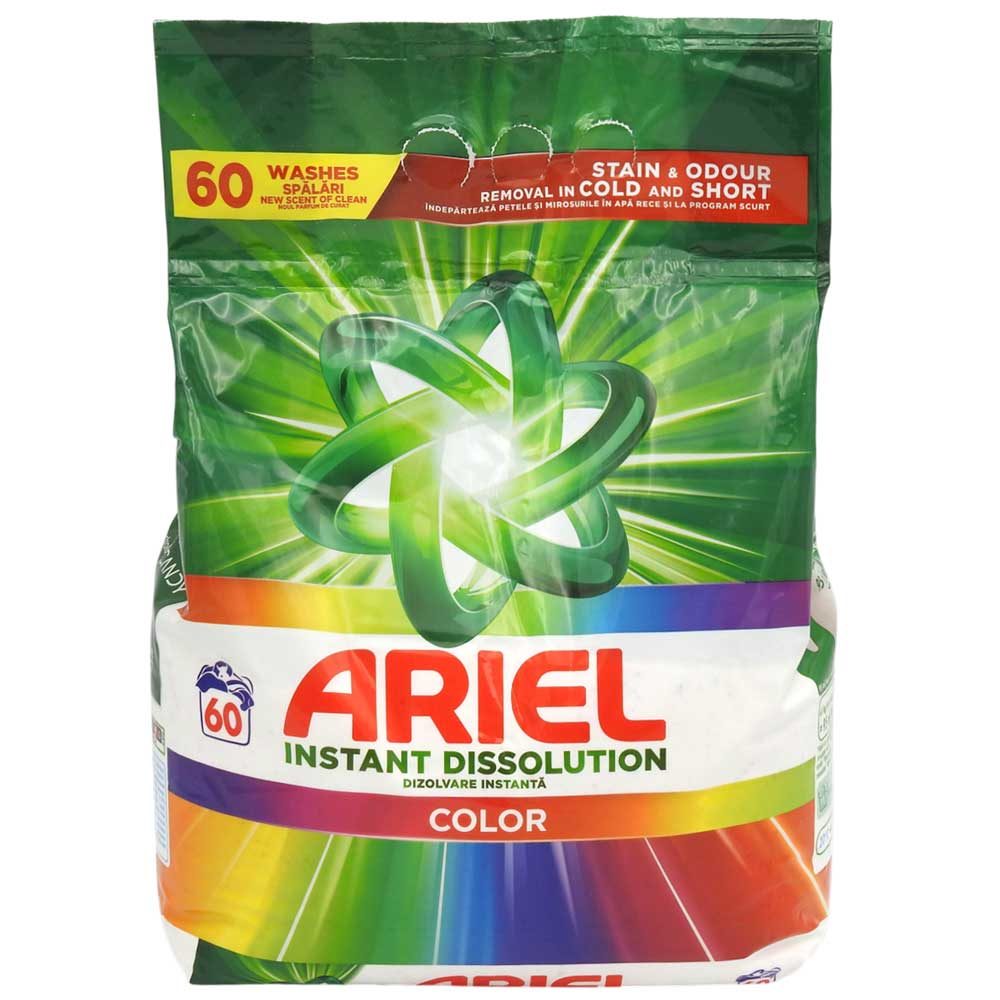 Detergent pentru Rufe Automat, Ariel, 3.9 kg Color 60 spalari