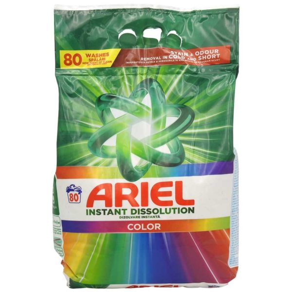 Detergent pentru Rufe Automat, Ariel, 5.2 kg Color 80 spalari