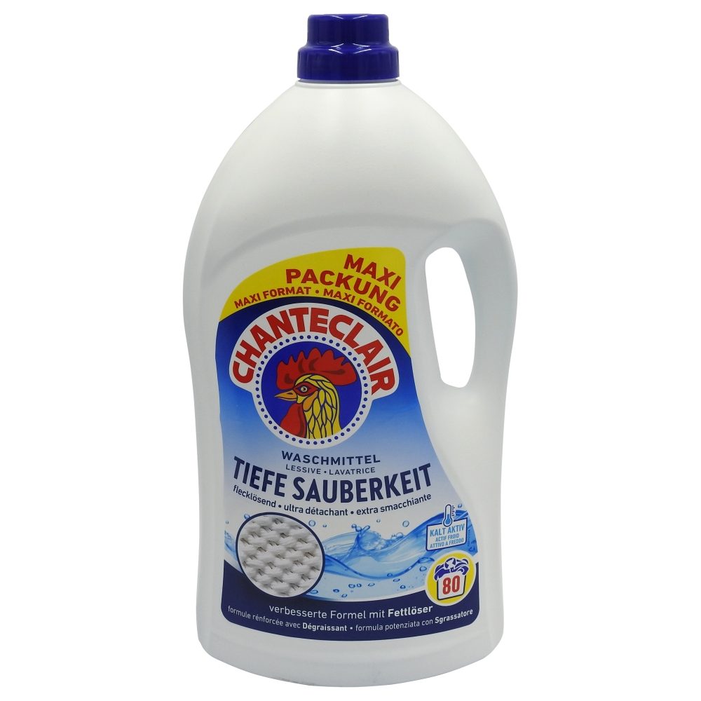 Detergent pentru Rufe, Chante Clair, 3.6 L Curatare Profunda 80 spalari