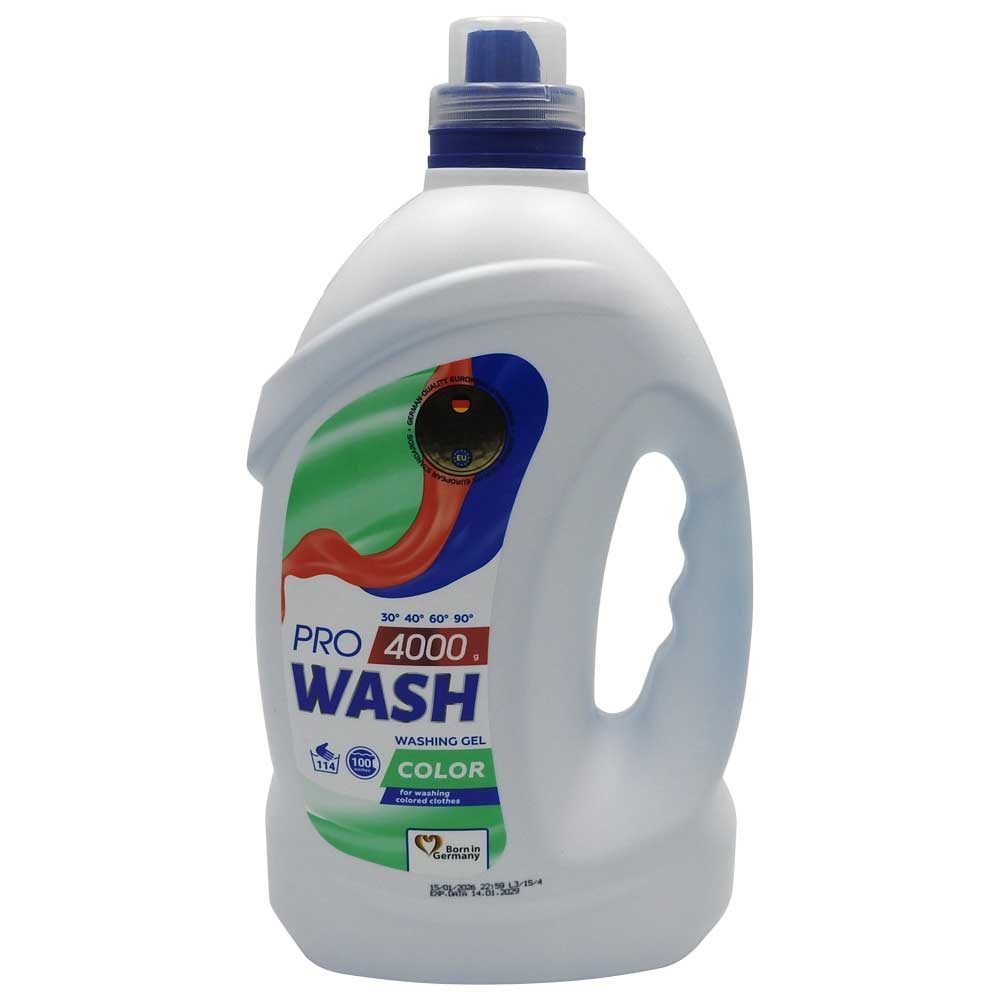 Detergent pentru Rufe, Pro Wash, Gel 3.83 L Color 100 spalari