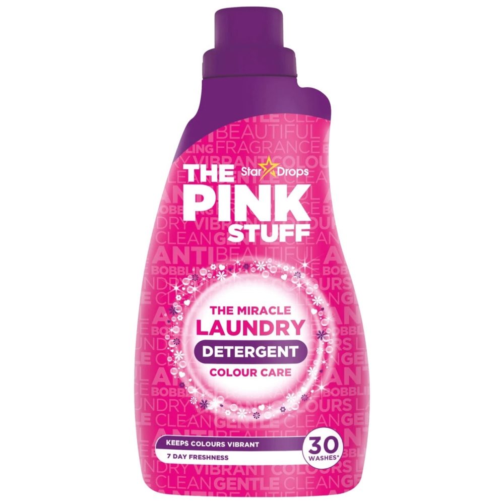 Detergent pentru Rufe, The Pink Stuff, Colorate 960 ml 30 spalari