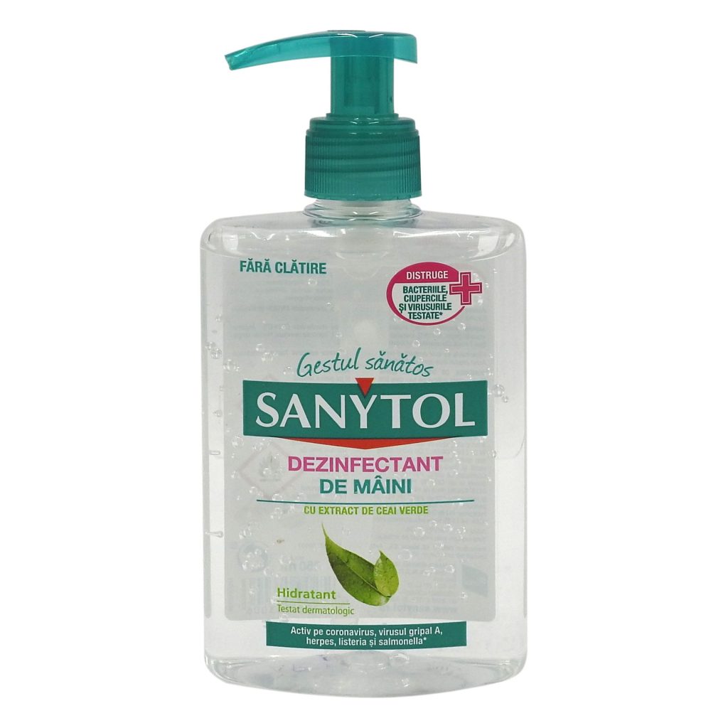 Dezinfectant, Sanytol, Gel Maini 250 ml Ceai Verde