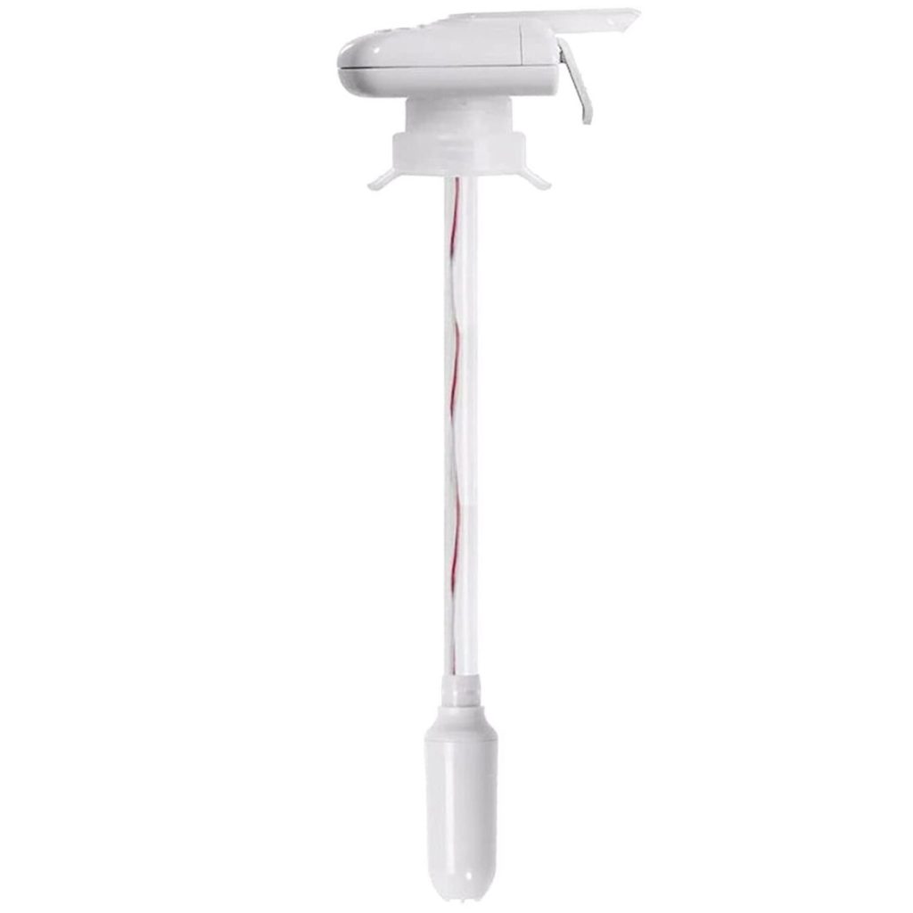 Dispenser Dozator Automat pentru Bauturi, Flippy, Dozator Electric Automat pentru Bidon de Apa, cu Baterii AA, 34 x 11 cm, Alb