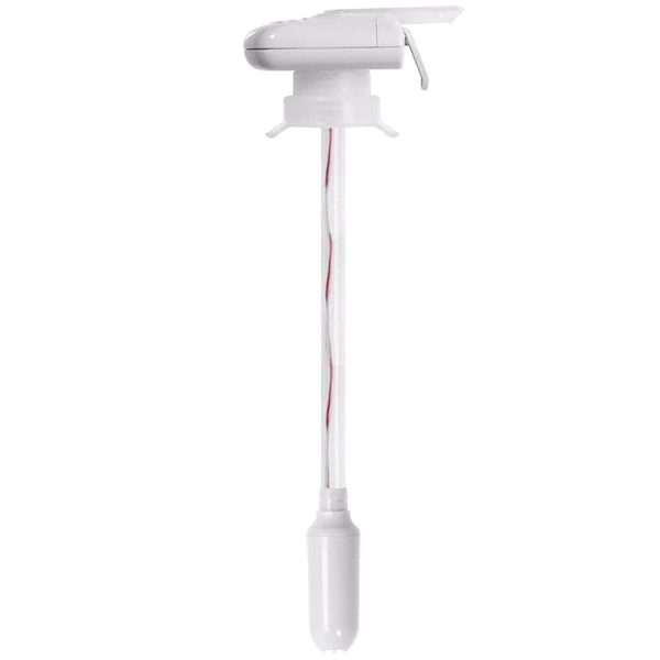 Dispenser Dozator Automat pentru Bauturi, Flippy, Dozator Electric Automat pentru Bidon de Apa, cu Baterii AA, 34 x 11 cm, Alb