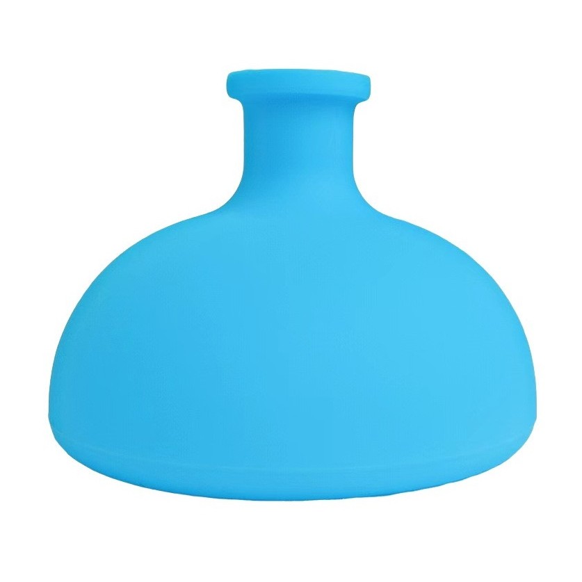 Dispozitiv Terapeutic Sputa, Flippy, Cupa pentru Terapie Toracica, Dispozitiv de Eructare, pentru Sugari si Copii, 7.5 x 6 cm, din Silicon, Albastru