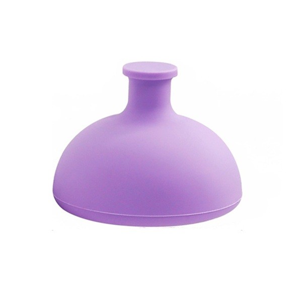 Dispozitiv Terapeutic Sputa, Flippy, Cupa pentru Terapie Toracica, Dispozitiv de Eructare, pentru Sugari si Copii, 7.5 x 6 cm, din Silicon, Mov