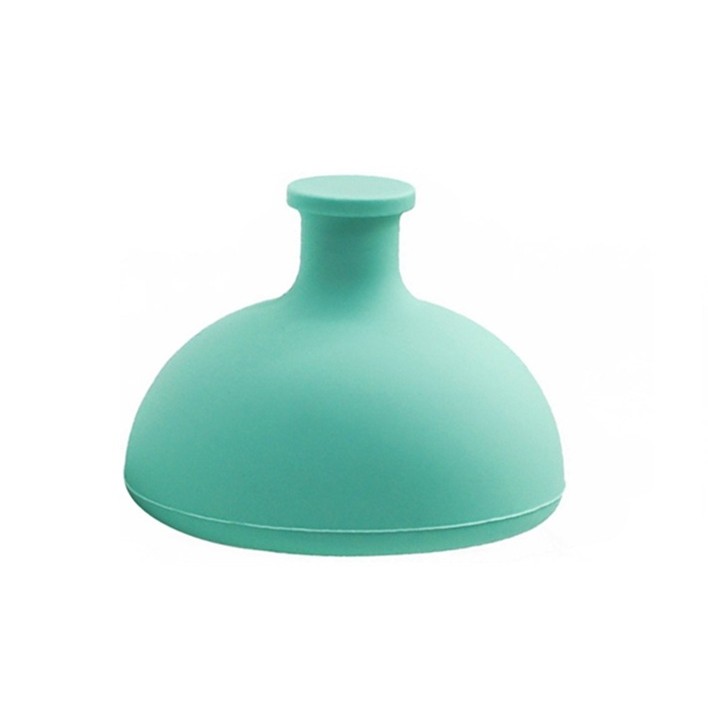 Dispozitiv Terapeutic Sputa, Flippy, Cupa pentru Terapie Toracica, Dispozitiv de Eructare, pentru Sugari si Copii, 7.5 x 6 cm, din Silicon, Verde