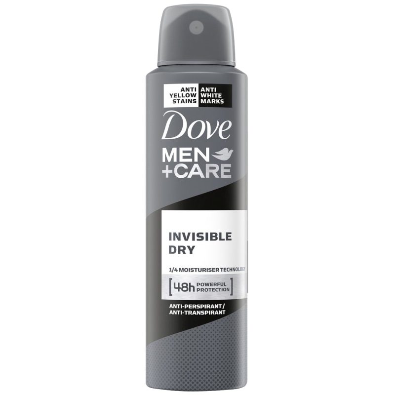 Antiperspirant Deo Spray, DOVE, Men Invisible Dry, 200 ml