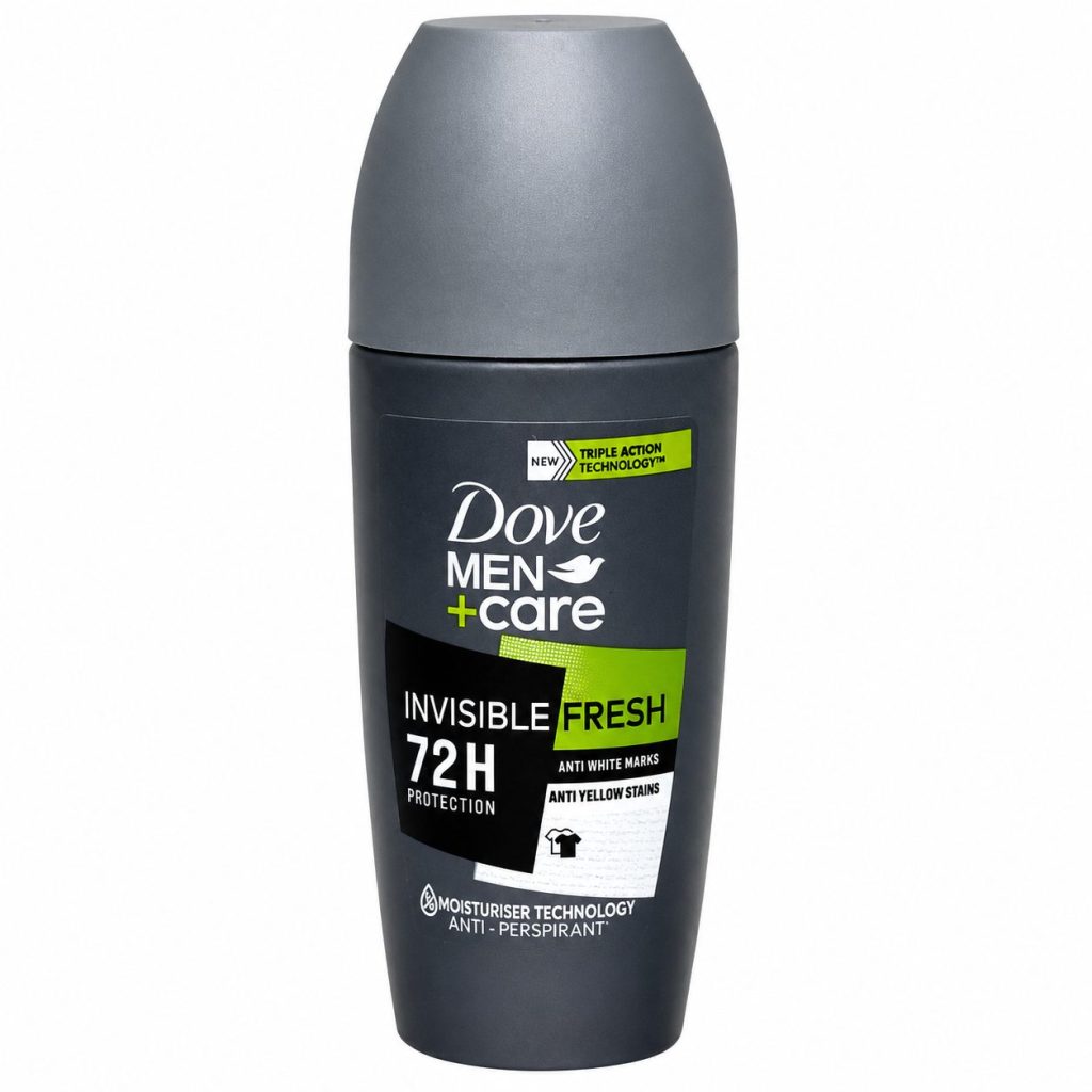 DOVE ANTIPERSPIRANT ROLL ON 50ML MEN INVISIBLE FRESH 72H