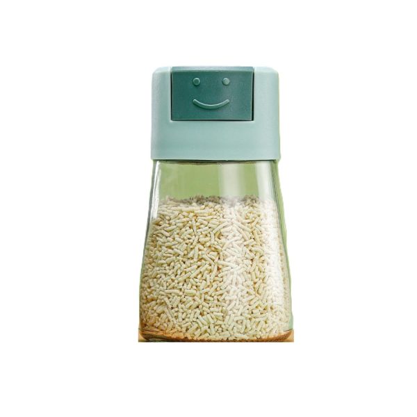Dozator Condimente, Flippy, din Stilca, 180 ml, Rezistenta la Umidiate, 11.3 x 6.4 cm, Masura 5g, Verde