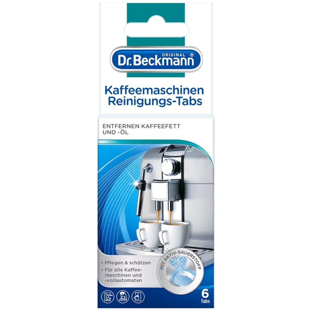 Dr. Beckmann Tablete pentru Curatarea Aparatului de Cafea 6 buc