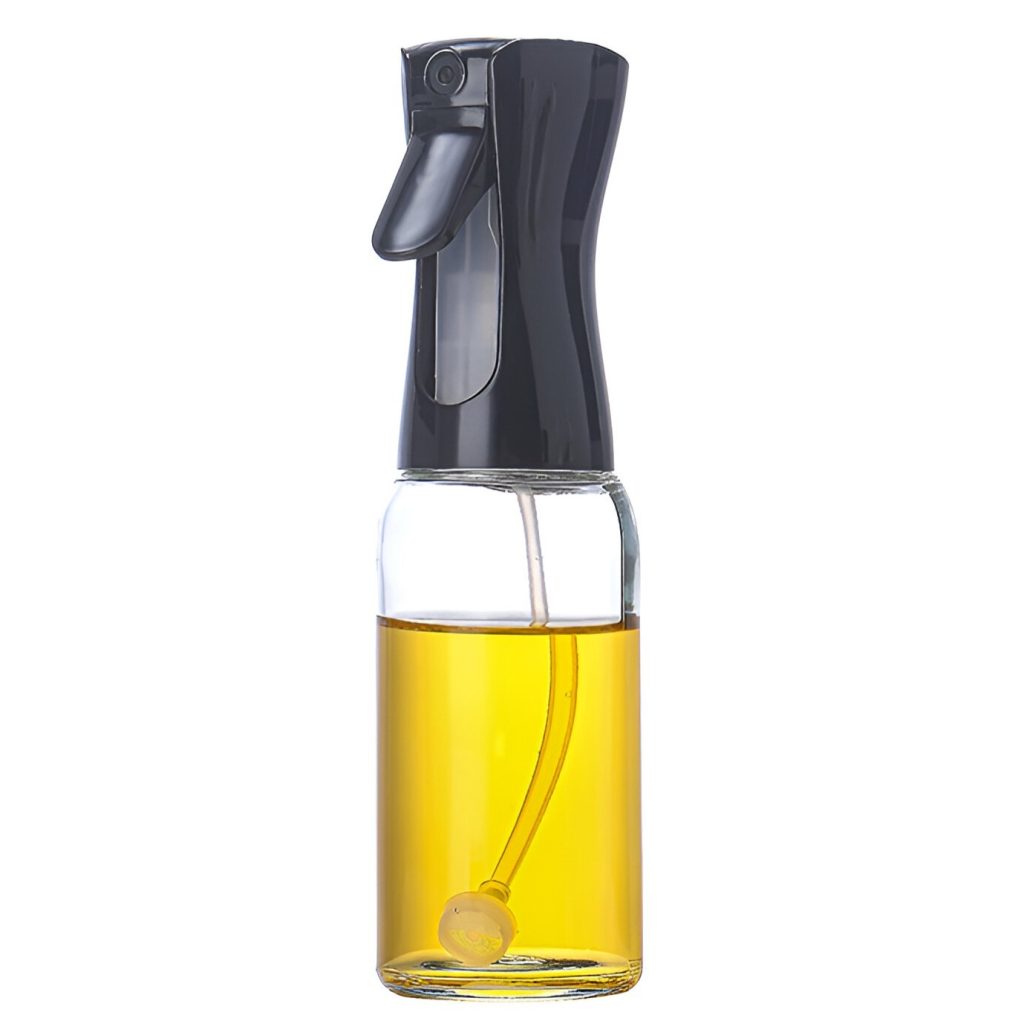Pulverizator pentru Ulei, Otet sau Alte Lichide, Flippy, Reincarcabil, Multifunctionale, Capacitatea 200 ml, Material Plastic, Culoare Negru