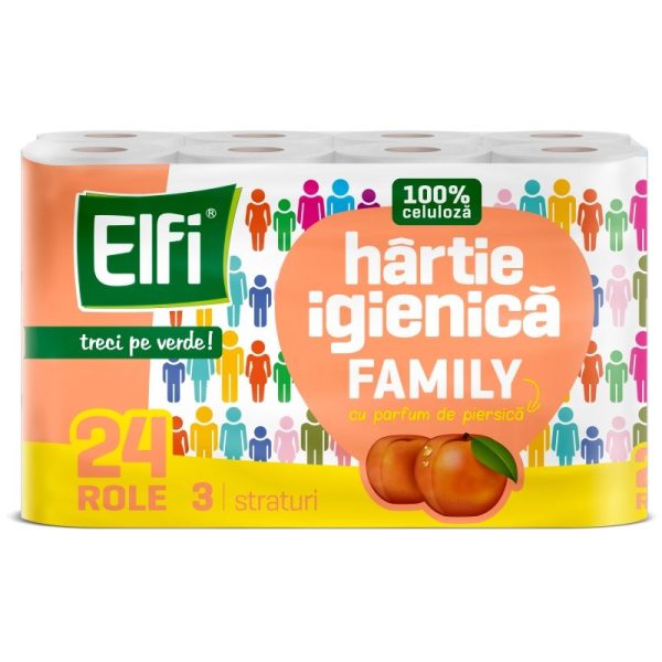 Elfi Hartie Igienica 24ROLE 3STR Family Piersica