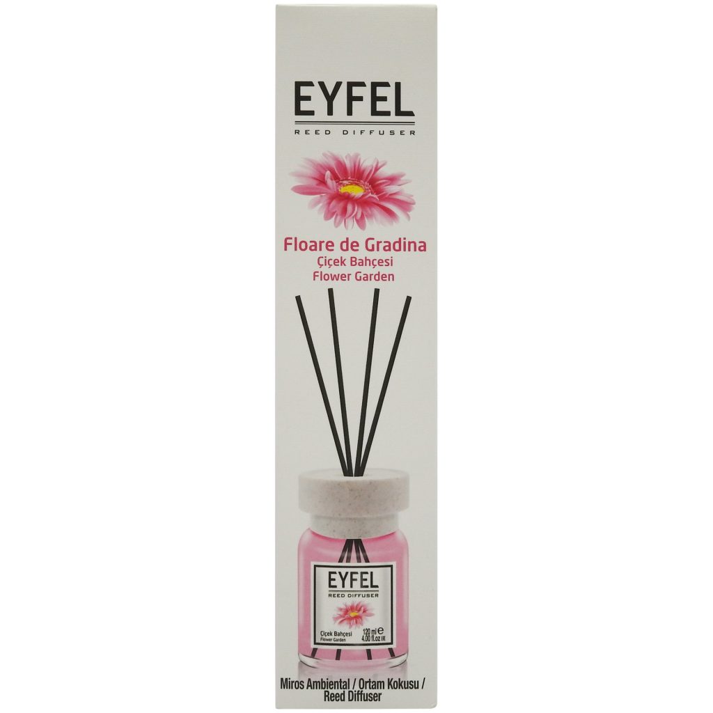 Odorizant Camera cu Betisoare, EYFEL, Flower Garden, 120 ml
