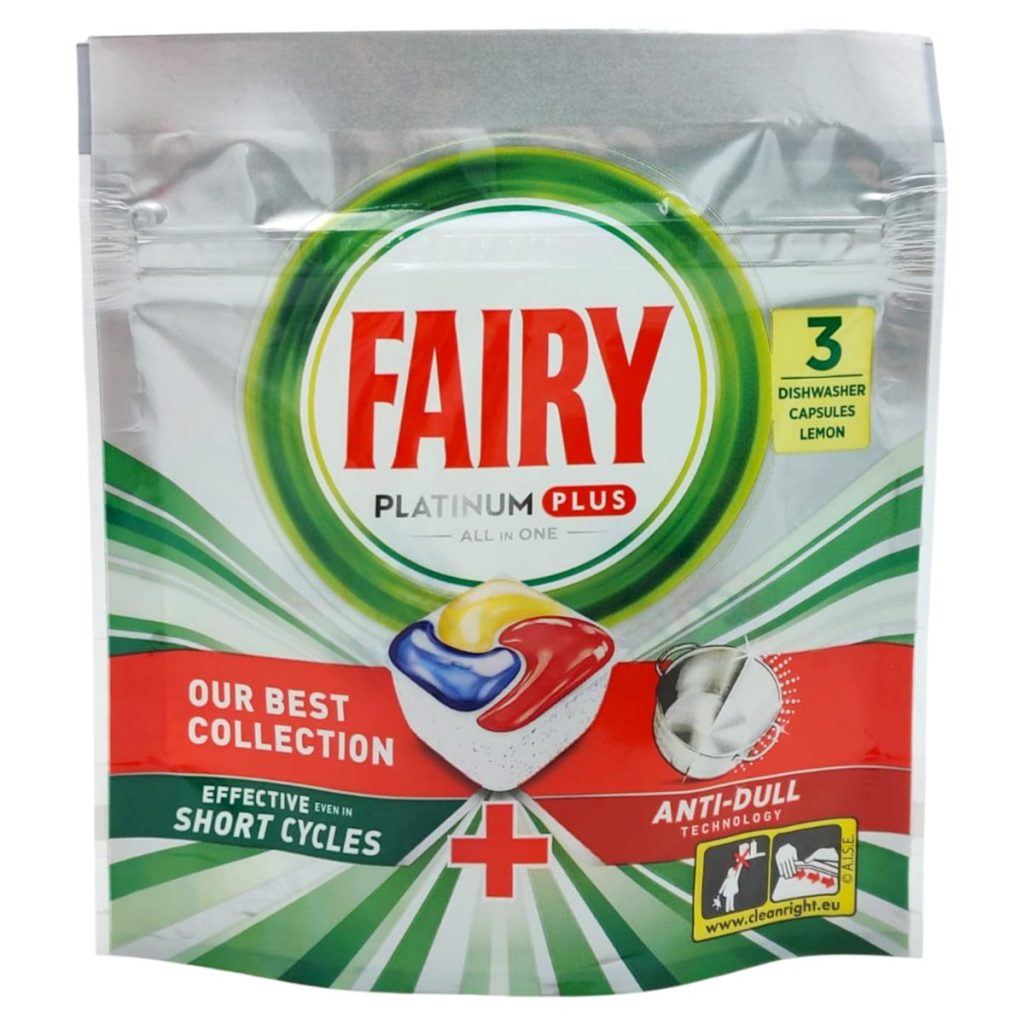 Fairy Detergent Vase Capsule 3 buc Platinum plus Lamaie