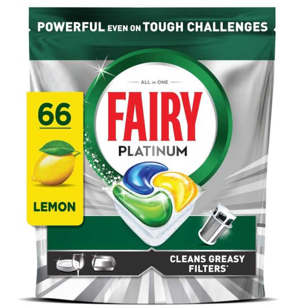 Fairy Detergent Vase Capsule 66 buc Platinum Lamaie