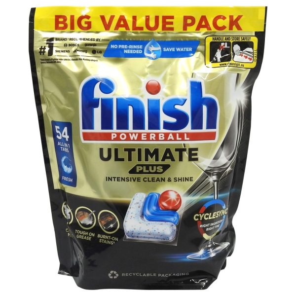 Finish Detergent Vase Capsule 54 buc Ultimate plus All in 1 Intensive Clean