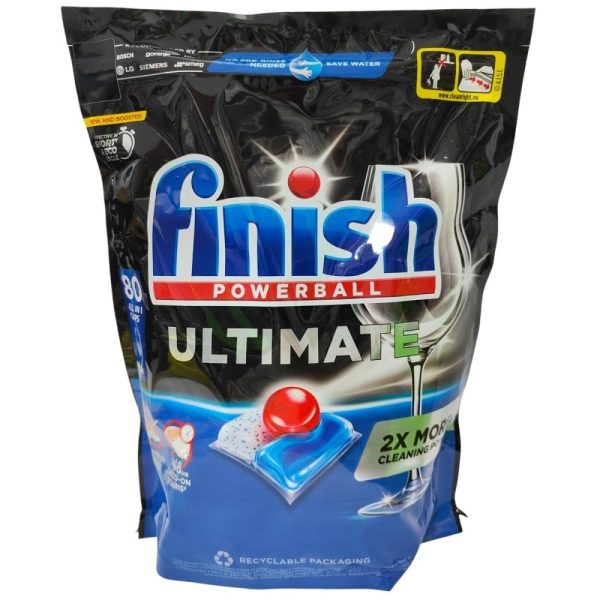 Finish Detergent Vase Capsule 80 buc Powerball Ultimate