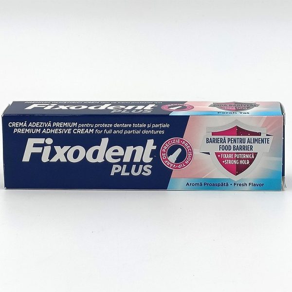 Fixodent Crema Adeziva Proteza Fresh Flavor 40 g plus