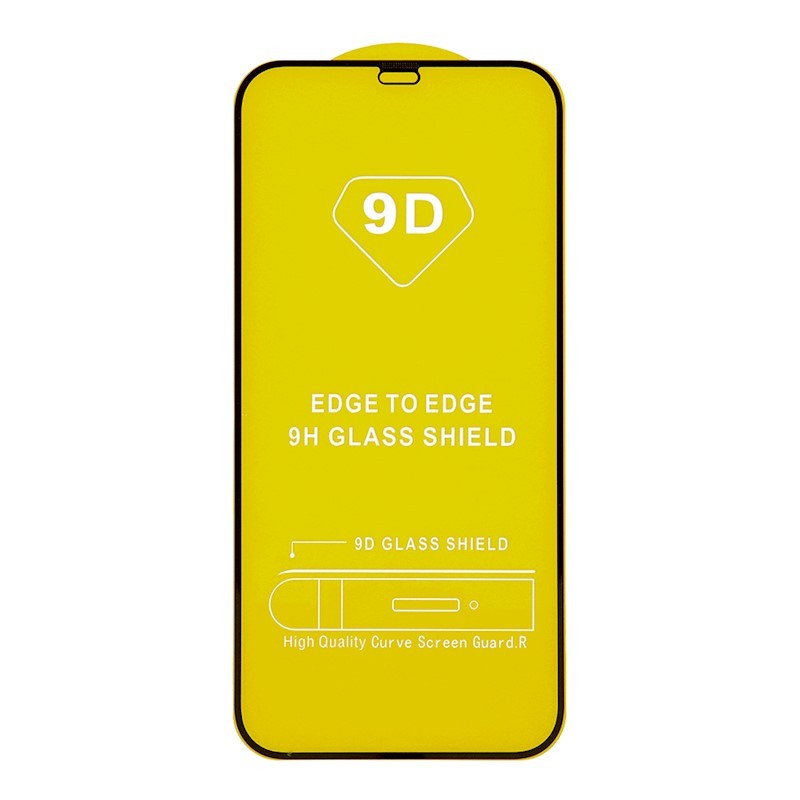 Folie de Protectie, Flippy, pentru Apple iPhone 15 Pro, Tempered Glass 9D, Full Cover, HD, Margini Negre, Transparent