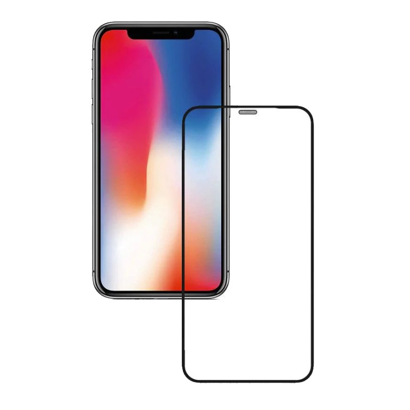 Folie de Protectie, Flippy, pentru iPhone 15 Pro Max, Tempered Glass, HD, Acoperire Completa, Protectie Anti-Praf pentru Difuzor, Margini Negre, Transparent