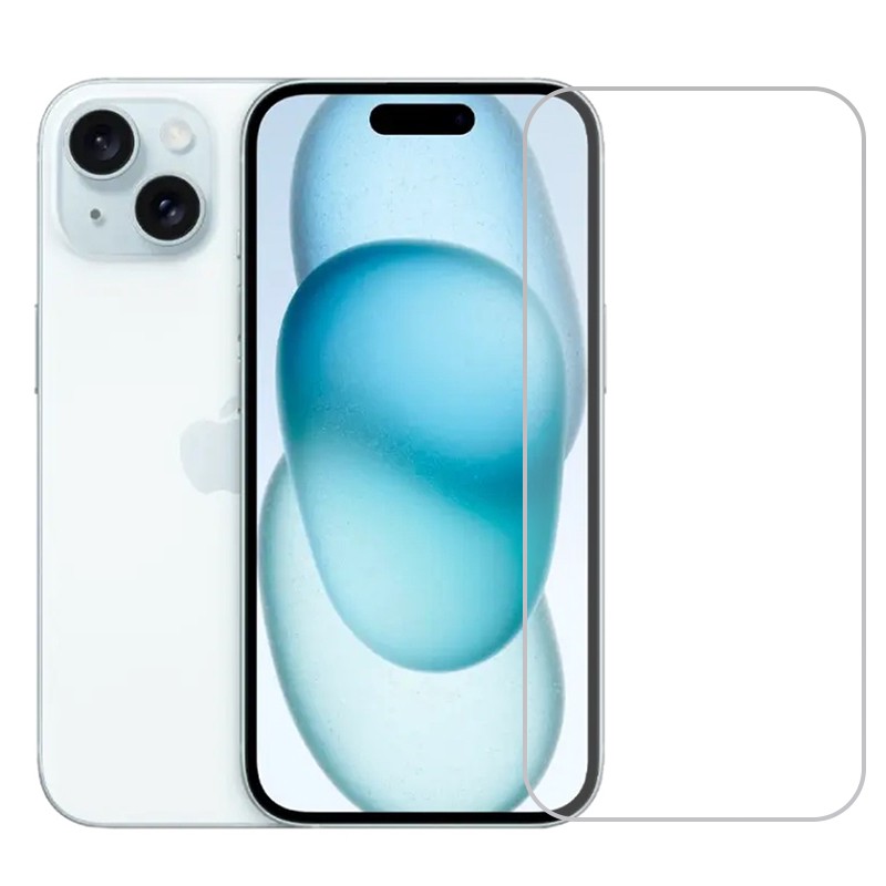 Folie de Protectie pentru Apple iPhone 15, Flippy, Sticla Securizata 3D, High Definition pentru Ecran complet, Anti Zgirieturi, Anti bule, Transparenta