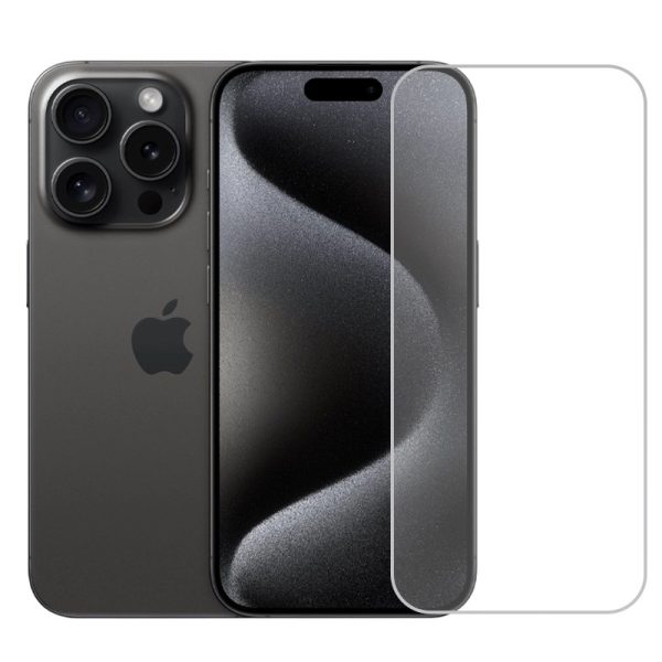 Folie de Protectie pentru Apple iPhone 15 Pro, Flippy, Sticla Securizata 3D, High Definition pentru Ecran complet, Anti Zgirieturi, Anti bule, Transparenta