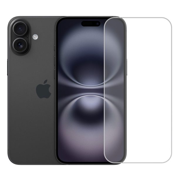 Folie de Protectie pentru Apple iPhone 16, Flippy, Sticla Securizata 3D, High Definition pentru Ecran complet, Anti Zgirieturi, Anti bule, Transparenta