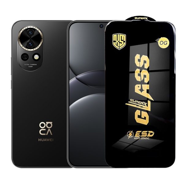 Folie de Protectie pentru Huawei Nova 13, Flippy, Sticla Securizata ESD, Margini Negre, Rezistenta la Zgirieturi, Antistatica, 0.35 mm, Transparenta