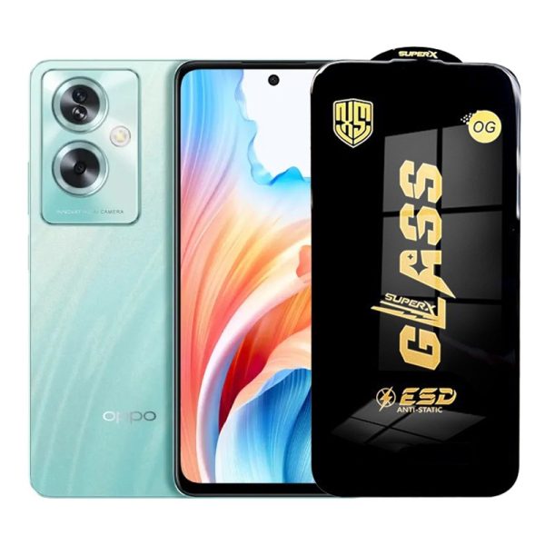 Folie de Protectie pentru Oppo A2, Flippy, Sticla Securizata ESD, Margini Negre, Rezistenta la Zgirieturi, Antistatica, 0.35 mm, Transparenta