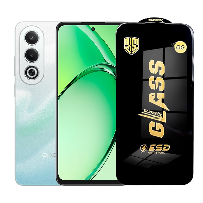 Folie de Protectie pentru Oppo K12x, Flippy, Sticla Securizata ESD, Margini Negre, Rezistenta la Zgirieturi, Antistatica, 0.35 mm, Transparenta