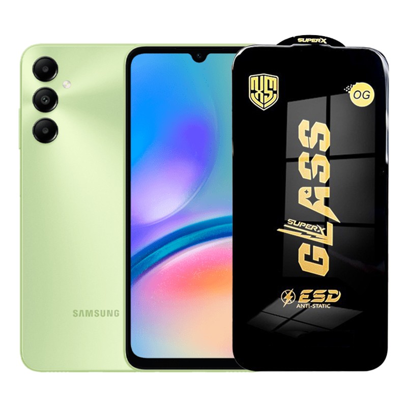 Folie de Protectie pentru Samsung Galaxy A05s, Flippy, Sticla Securizata ESD, Margini Negre, Rezistenta la Zgirieturi, Antistatica, 0.35 mm, Transparenta