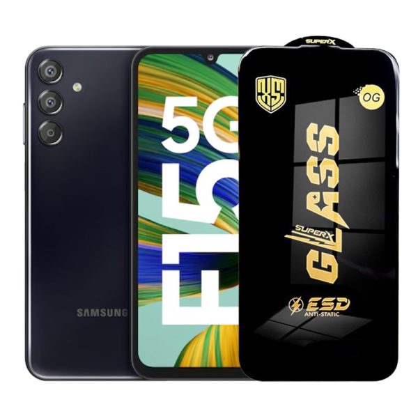 Folie de Protectie pentru Samsung Galaxy F15, Flippy, Sticla Securizata ESD, Margini Negre, Rezistenta la Zgirieturi, Antistatica, 0.35 mm, Transparenta
