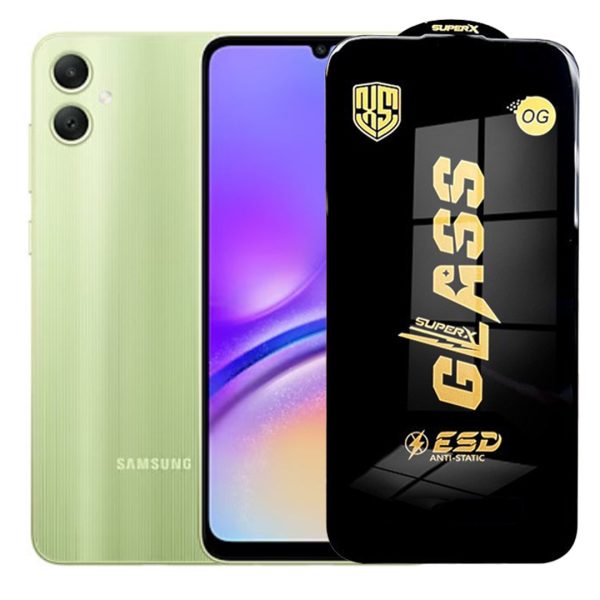 Folie de Sticla pentru Samsung Galaxy A05, Flippy, Sticla Securizata ESD Antistatica, Super-X Privacy OG, cu Margini Negre, Rezistenta la Zgirieturi, 0.35 mm, Transparent