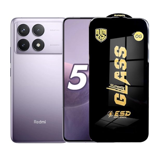 Folie de Protectie pentru Xiaomi Redmi K70, Flippy, Sticla Securizata ESD, Margini Negre, Rezistenta la Zgirieturi, Antistatica, 0.35 mm, Transparenta