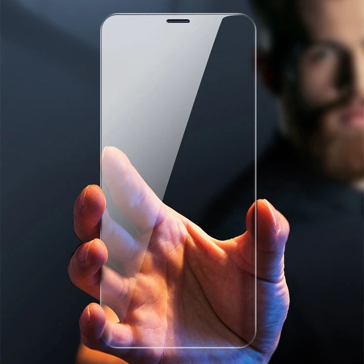Folie ecran Flippy pentru iPhone 14 Pro din Sticla, Tempered Glass, Transparenta - Image 2